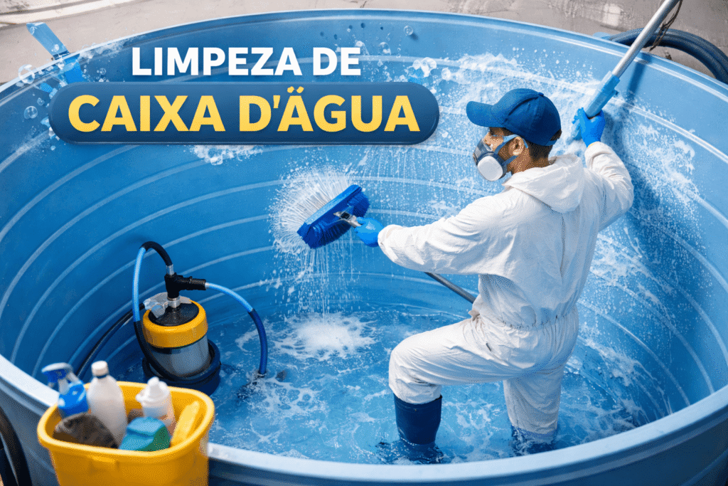 limpeza de caixa d'água em alto de pinheiros