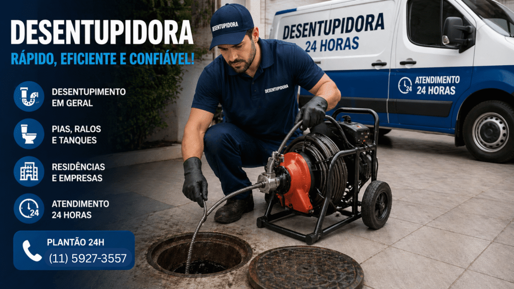 desentupidora no brooklin